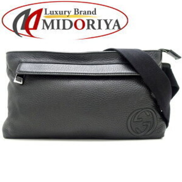 Gucci Handbags - Gucci Shoulder Bag Crossbody Black Leather